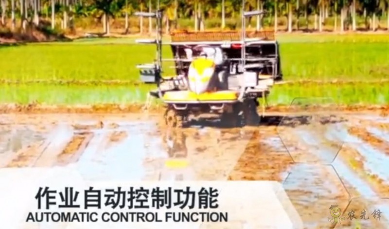 田間的新寵---無(wú)人駕駛插秧機(jī)